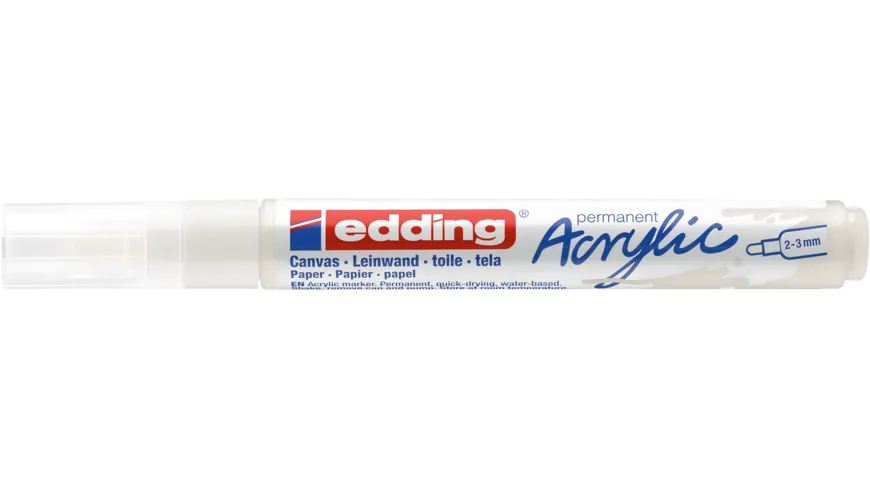 edding Acrylmarker 5100 medium verkehrsweiss verkehrsweiß