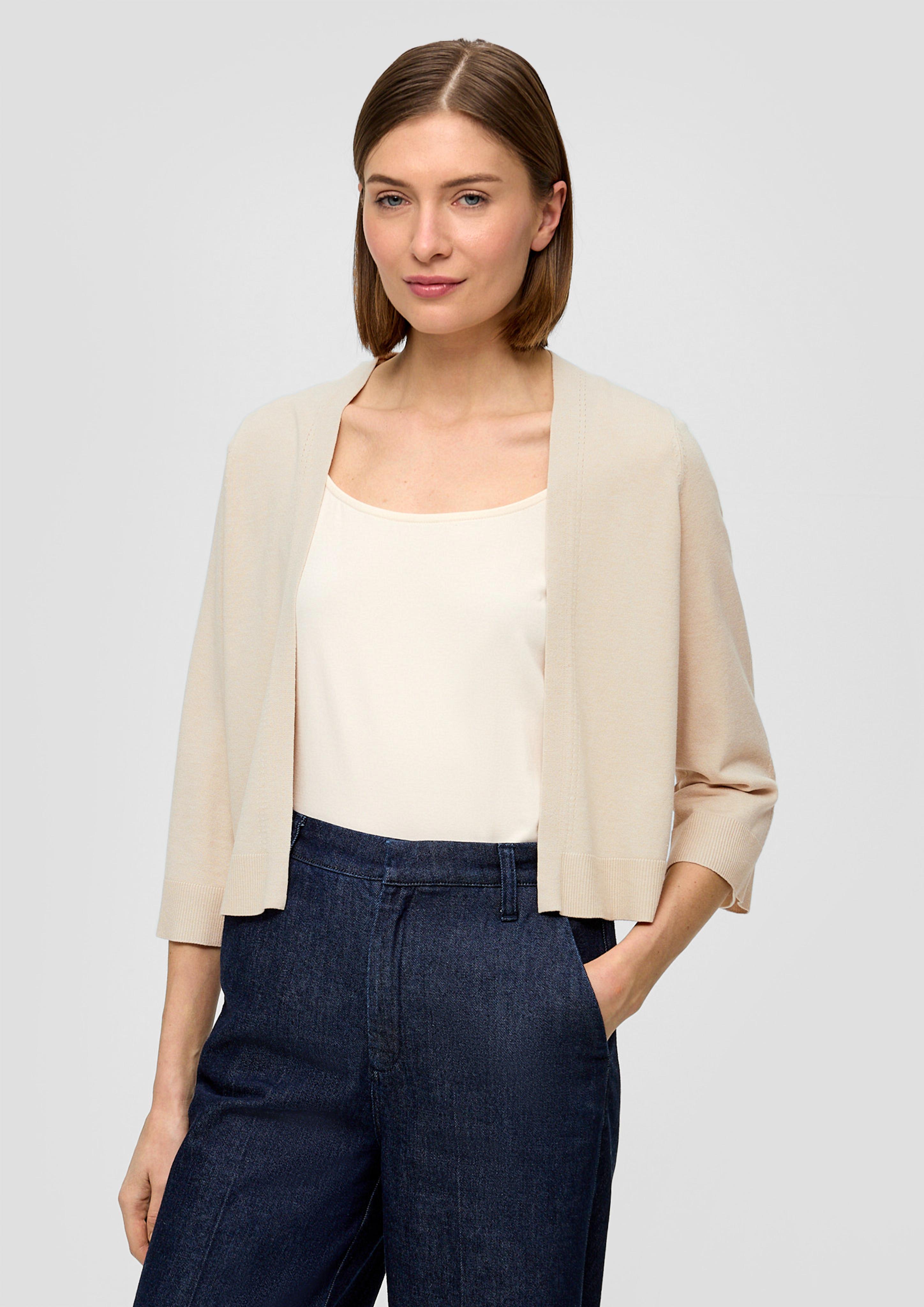 Strickjacke mit 3/4-Ärmel  2145595-81W0