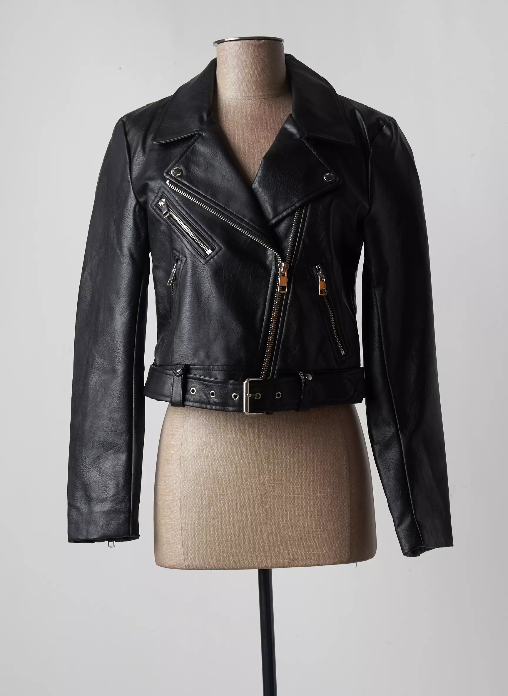 Only Vestesimilicuir Femme couleur noir