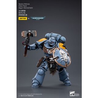 Warhammer 40k Actionfigur 1/18 Space Wolves Claw Pack Sigyrr Stoneshield 12 cm