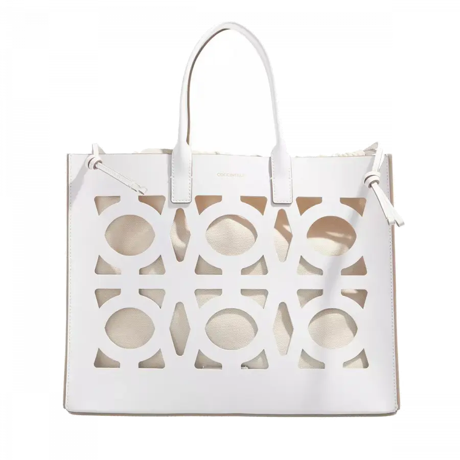 Coccinelle - Coccinelle Handle Bags Leder White - weiß