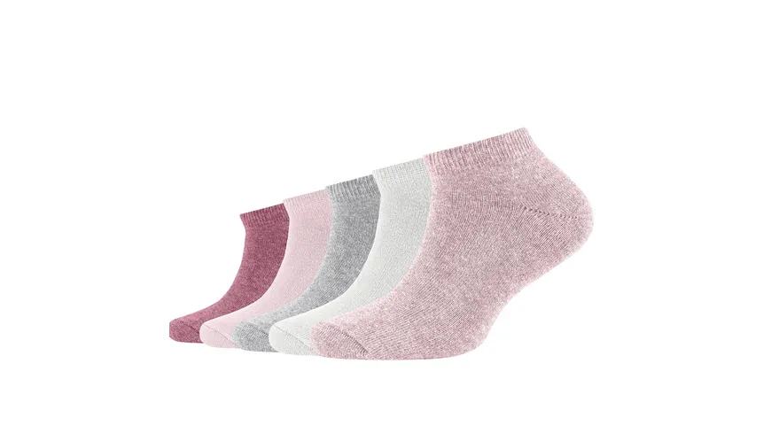 s.Oliver Kinder Sneaker Socken Essentials Sustainable 5er Pack pink