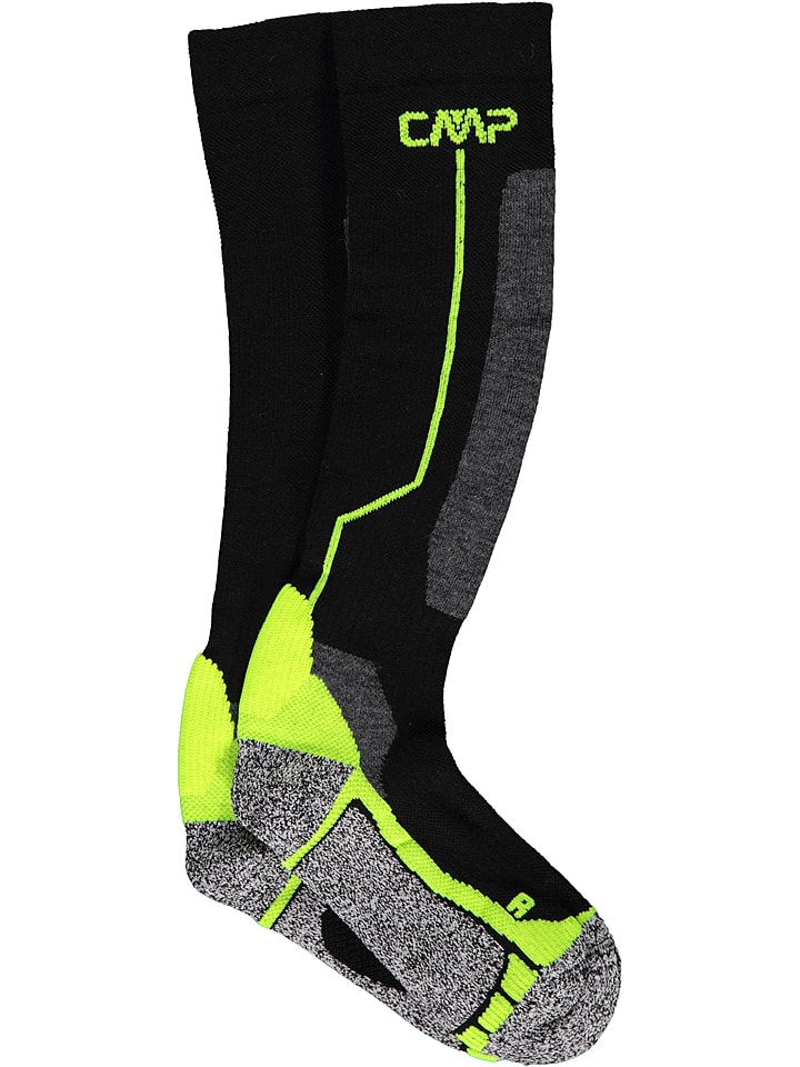 CMP Ski-/ Snowboardsocken in Schwarz/ Grün günstig kaufen