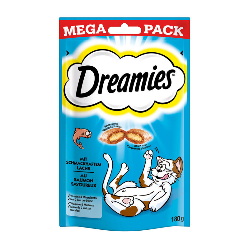Dreamies Snacks Dreamies Mega Pack 180g Lachs