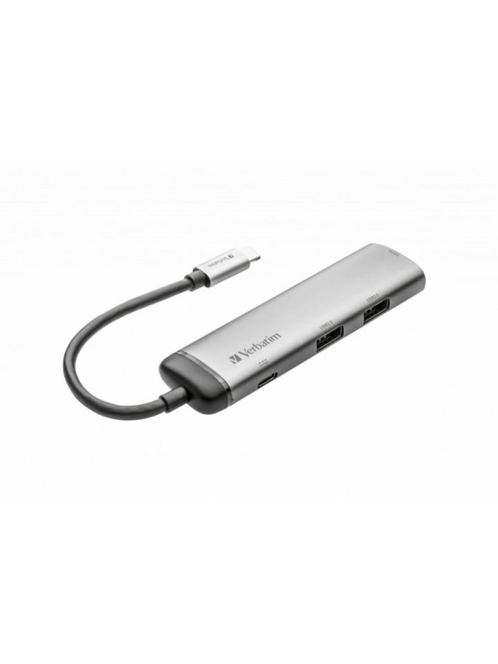 COFI 1453 Hub, Multiport, 2x USB 3.0-A, HDMI 4K - USB-C® Multiport-Hub in Silber günstig kaufen onesize