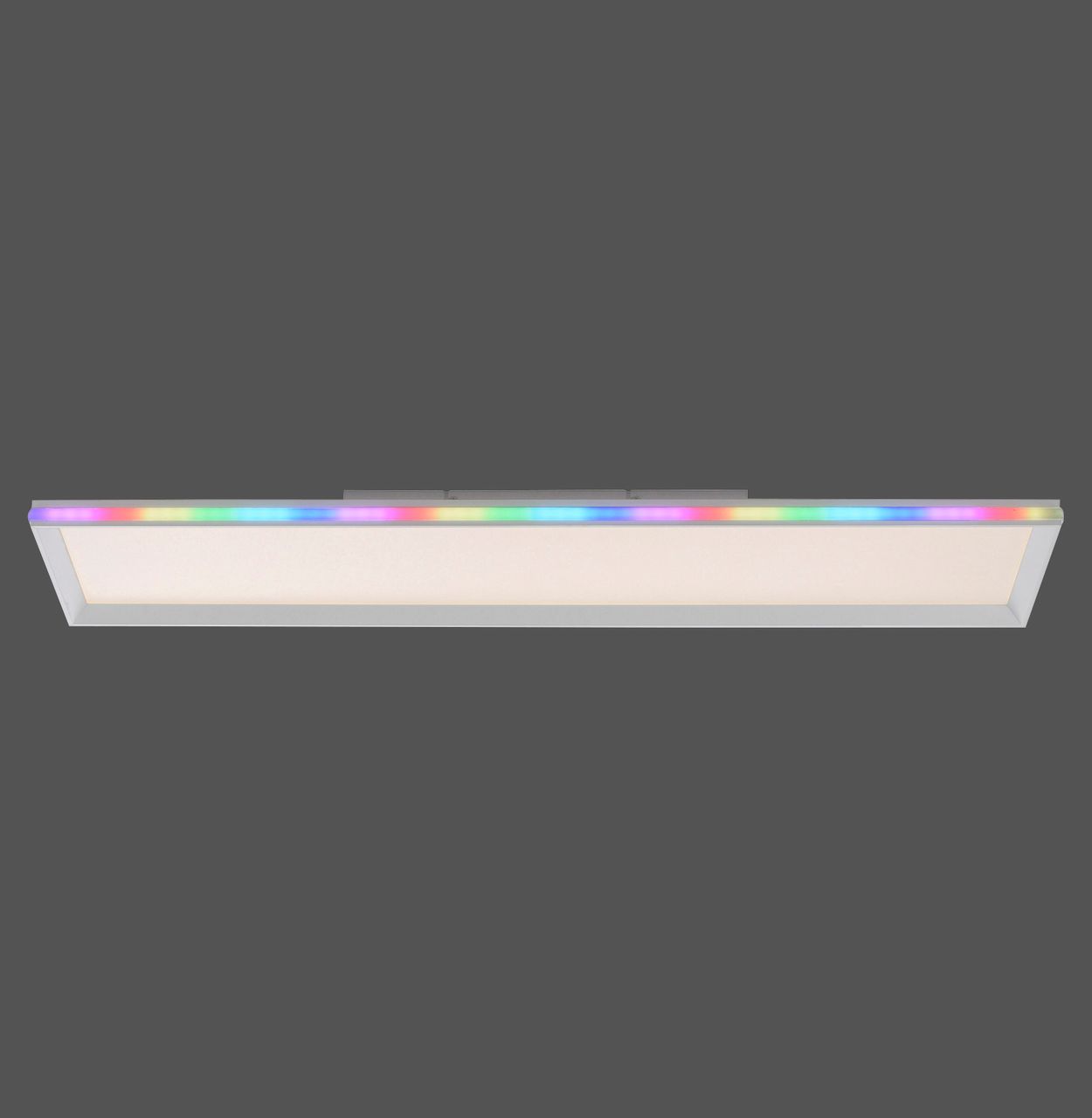 JUST LIGHT LED Deckenleuchte GALACTICA, CCT   RGB Rainbow, dimmbar, Funk-FB, rechteckig, Innenleuchte, IP20