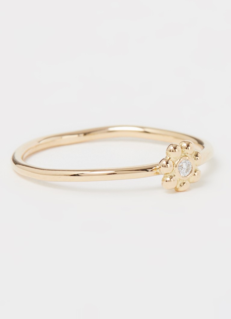 Inel Monsieur Paris Rose din aur galben de 18k