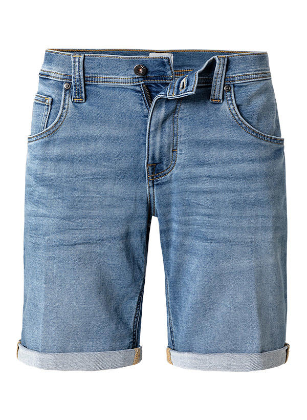 MUSTANG, Jeansshorts, Baumwoll-Stretch, jeansblau