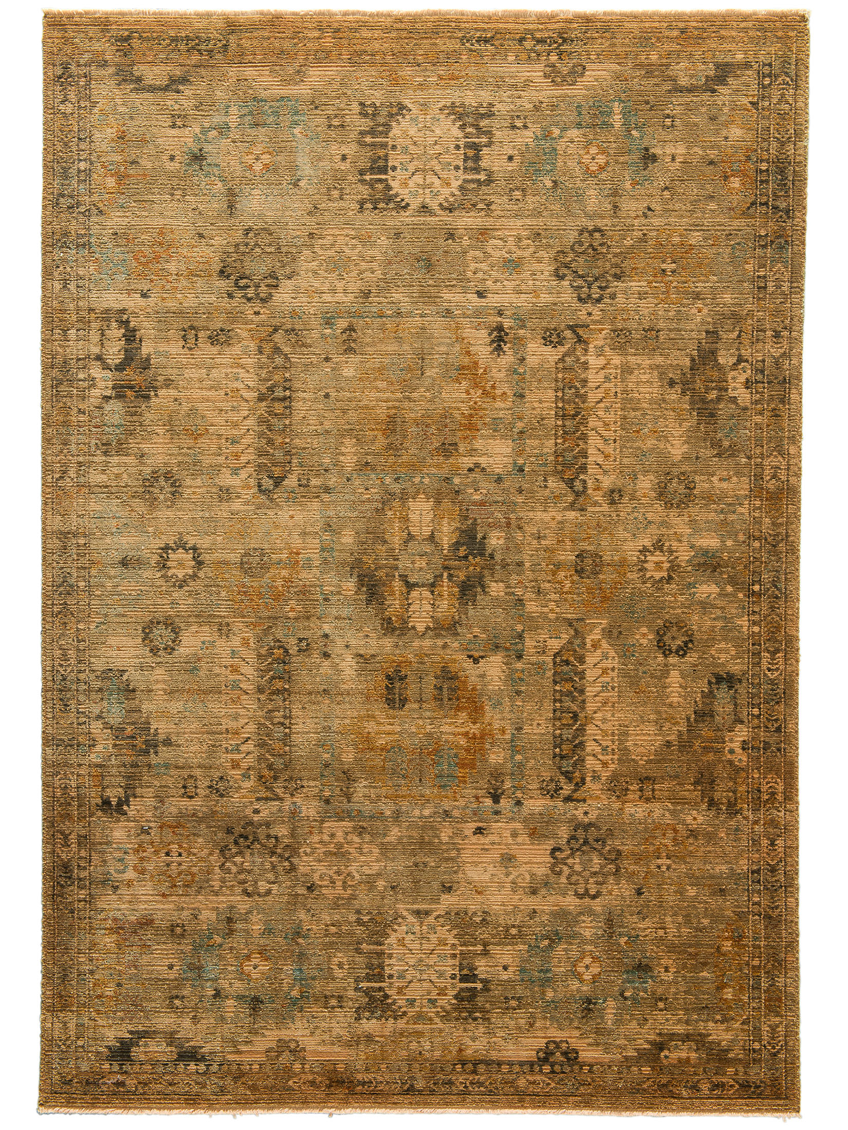 Saldala Vintage-Teppich, Gold