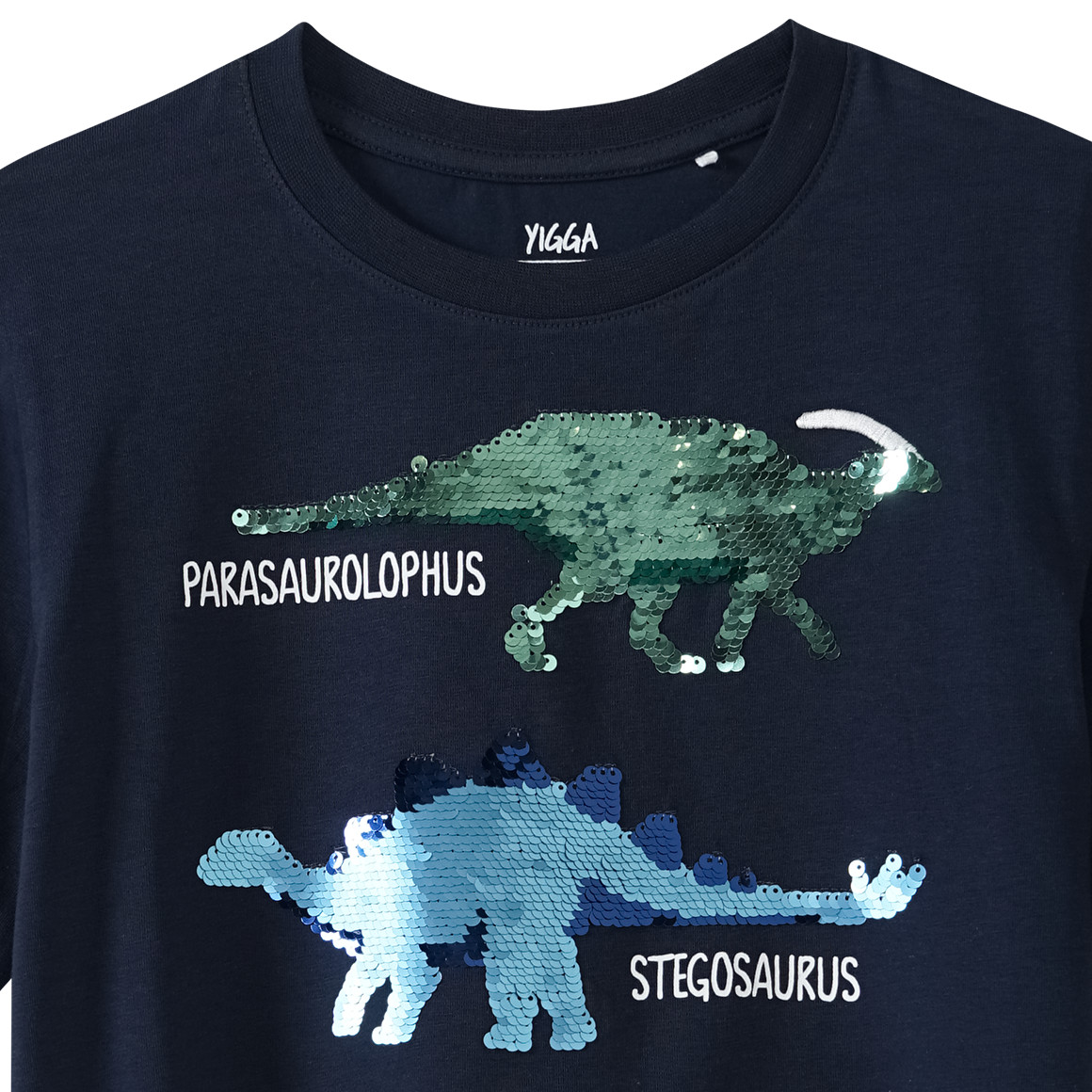 Jungen T-Shirt mit Wendepailletten