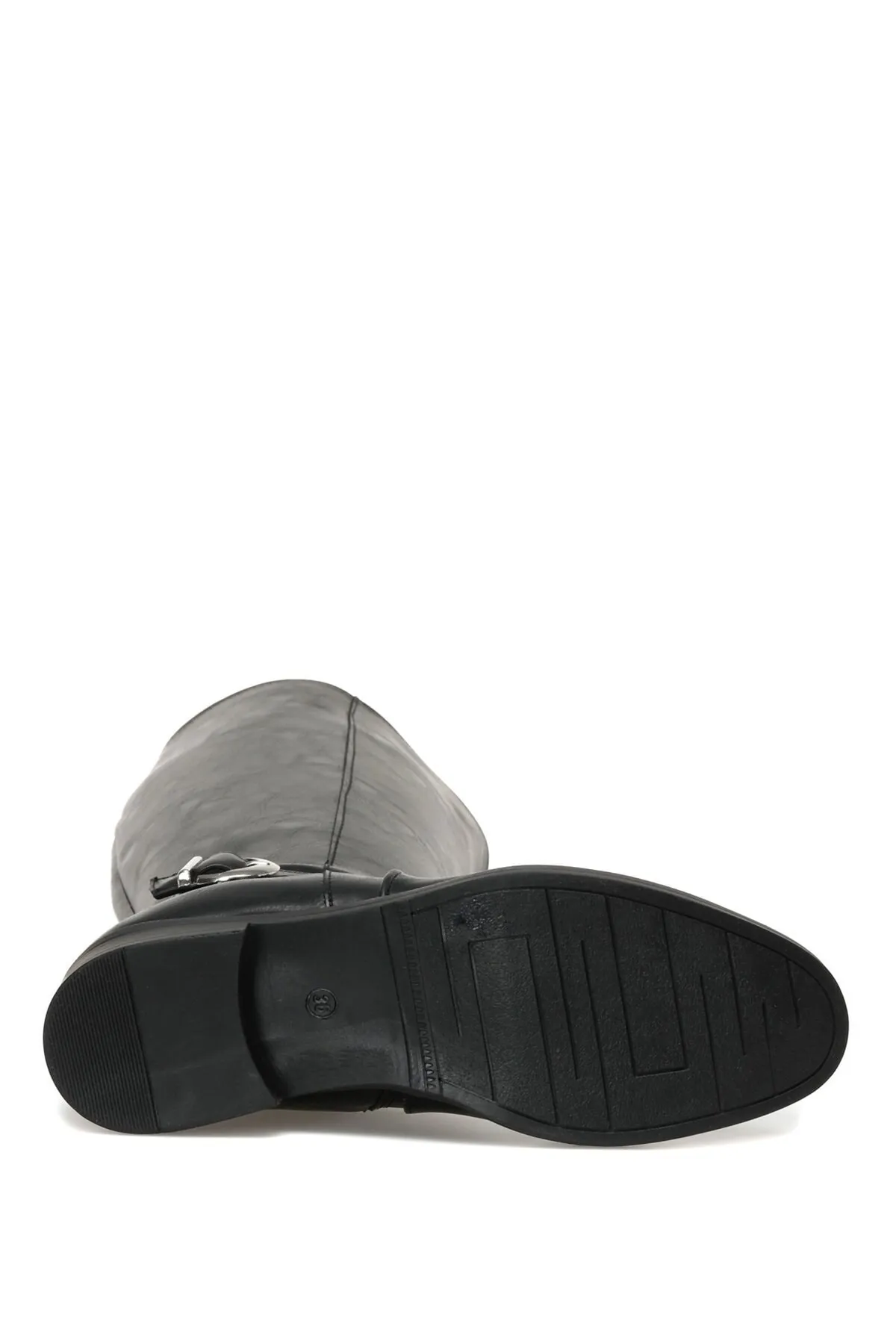 Polaris  320237.z 2pr Schwarze flache Stiefel für Damen