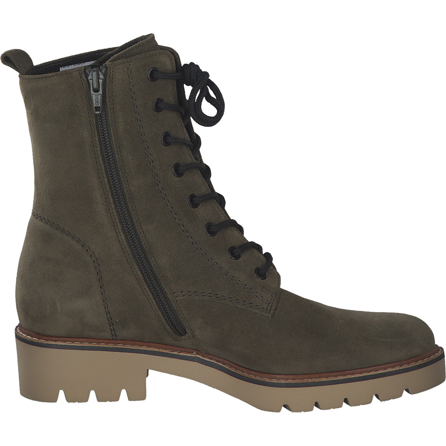 Gabor 92.736, Schnürstiefeletten, Damen, oliv