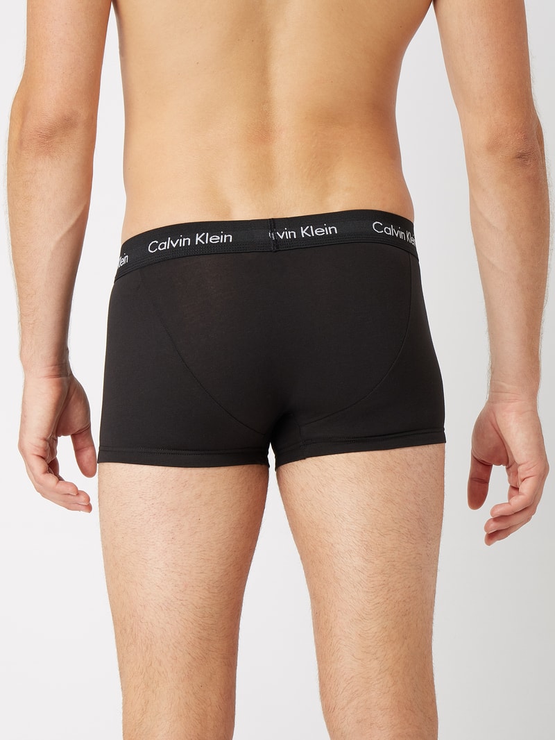 Trunks im 3er-Pack - kurzes Bein in schwarz
