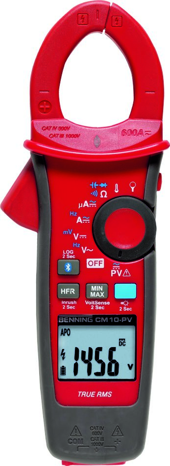 Multimetru Benning 044683 CM 10-PV Stroomtang TRUE RMS