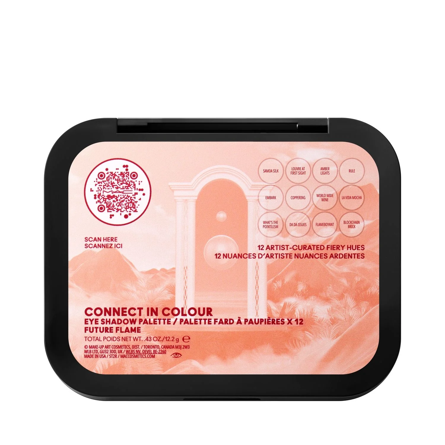 Connect In Colour Eye Shadow Palette: Future Flame - Eyeshadow Palette, Compact Eyeshadow