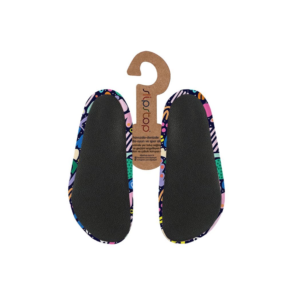 Slipstop Geo farbenfrohe Badeschuhe