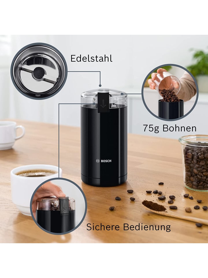 Bosch TSM6A013B Kaffeemühle in Schwarz günstig kaufen onesize