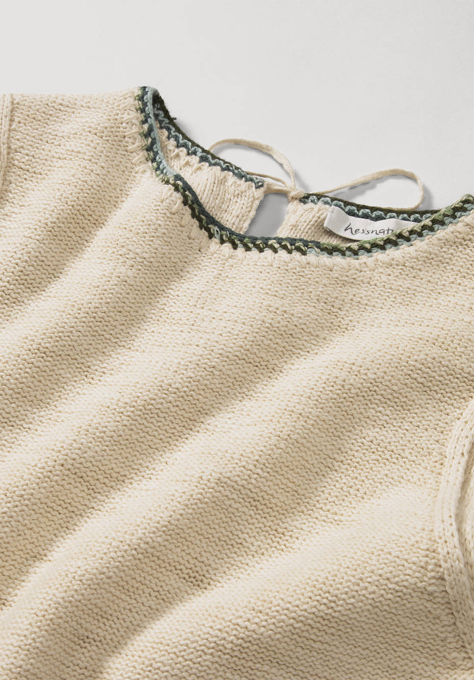 Strickkleid aus Bio-Baumwolle mit Kapok