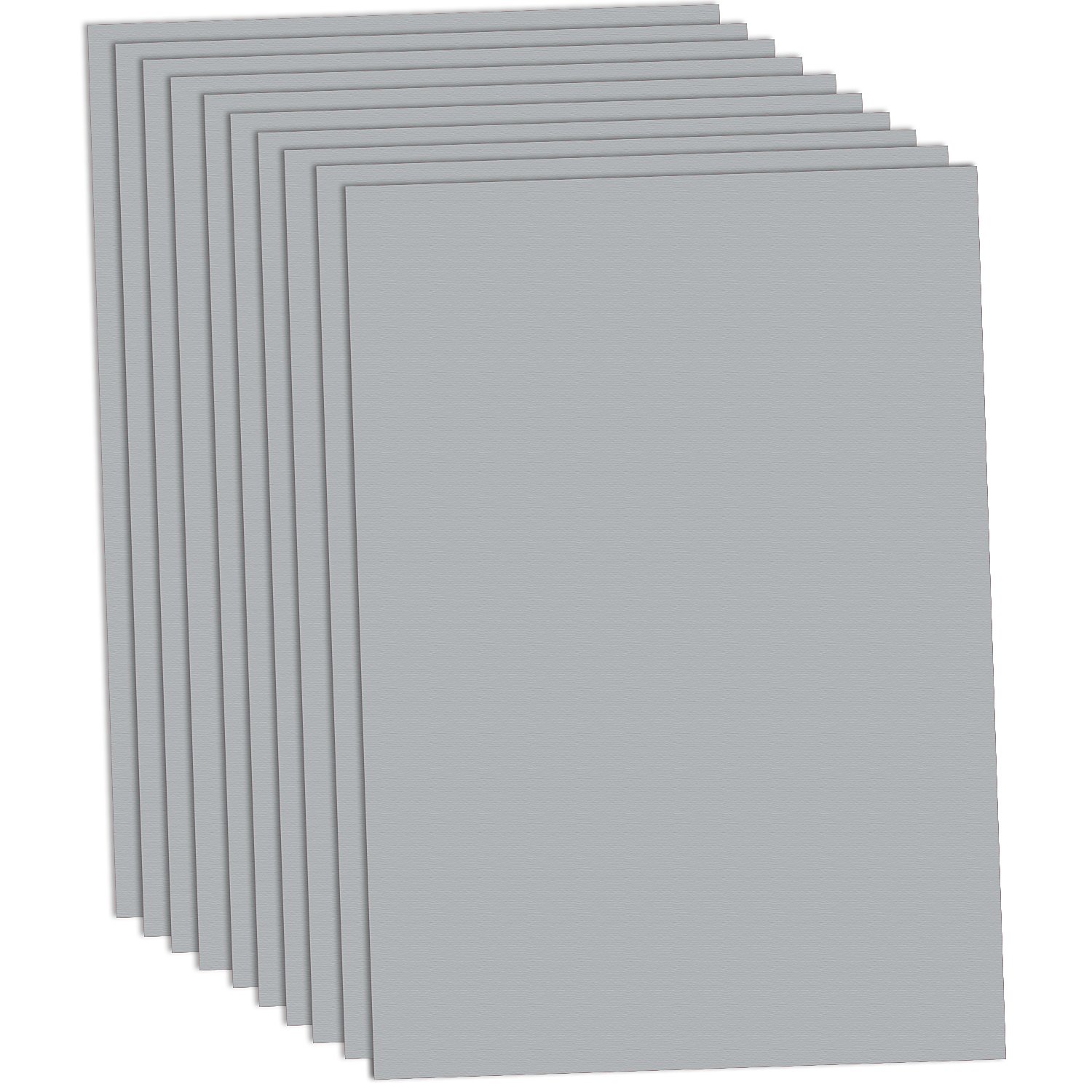 Tonzeichenpapier, silber, 50 x 70 cm, 10 Blatt