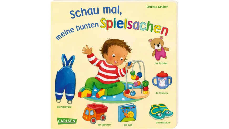 Schau mal, meine bunten Spielsachen