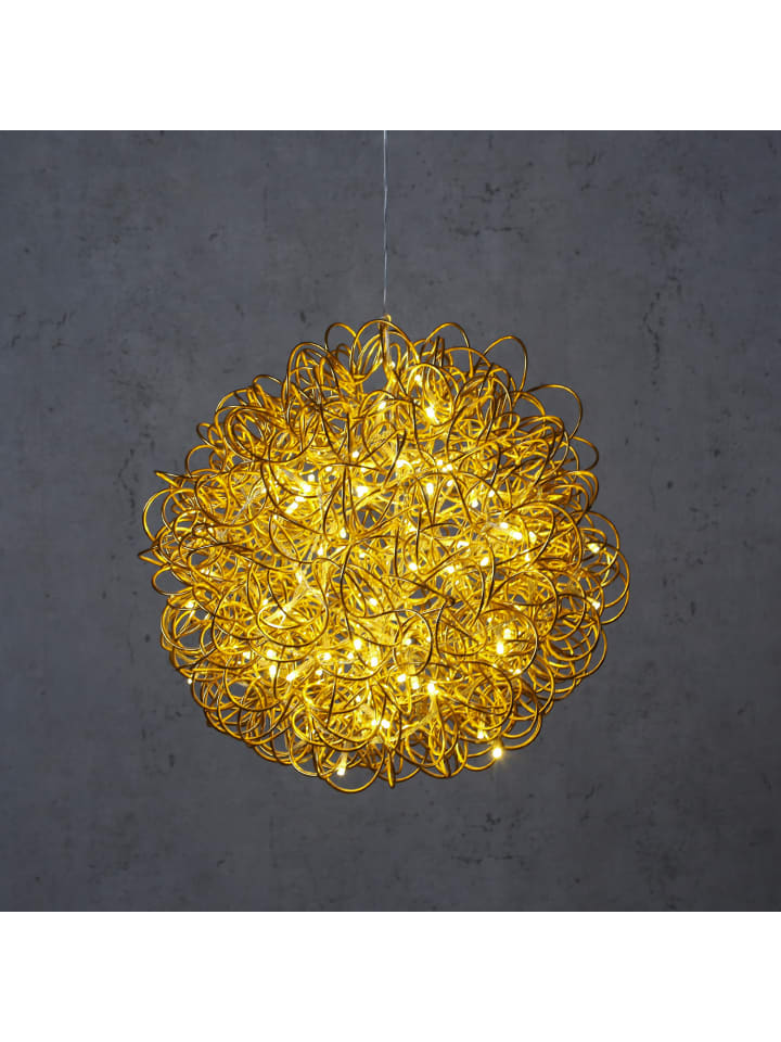 MARELIDA LED Drahtkugel Sphere 100LED D: 40cm für Außen in gold günstig kaufen onesize