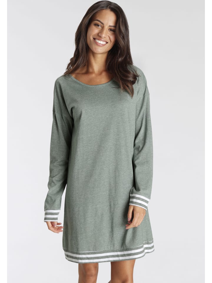 VIVANCE DREAMS Sleepshirt in khaki meliert günstig kaufen 32/34