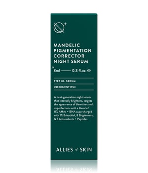 ALLIES OF SKIN Mandelic Pigmentation Corrector Night Serum Gesichtsserum 8 ml