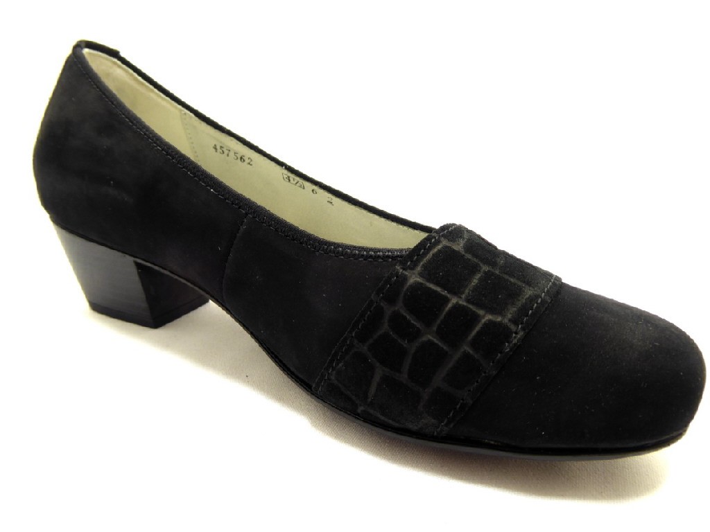WALDLÄUFER Komfort Pumps schwarz