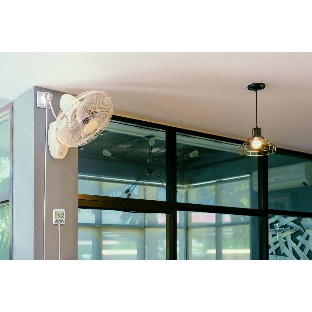 Sygonix Digitale Wochenzeitschaltuhr Smart-Home-Steuerelement, Countdown-Funktion, Dauerbetrieb, Programmierfunktion