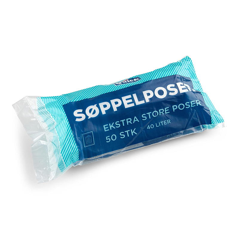 Quick Søppelpose 50-pk 60x60 cm