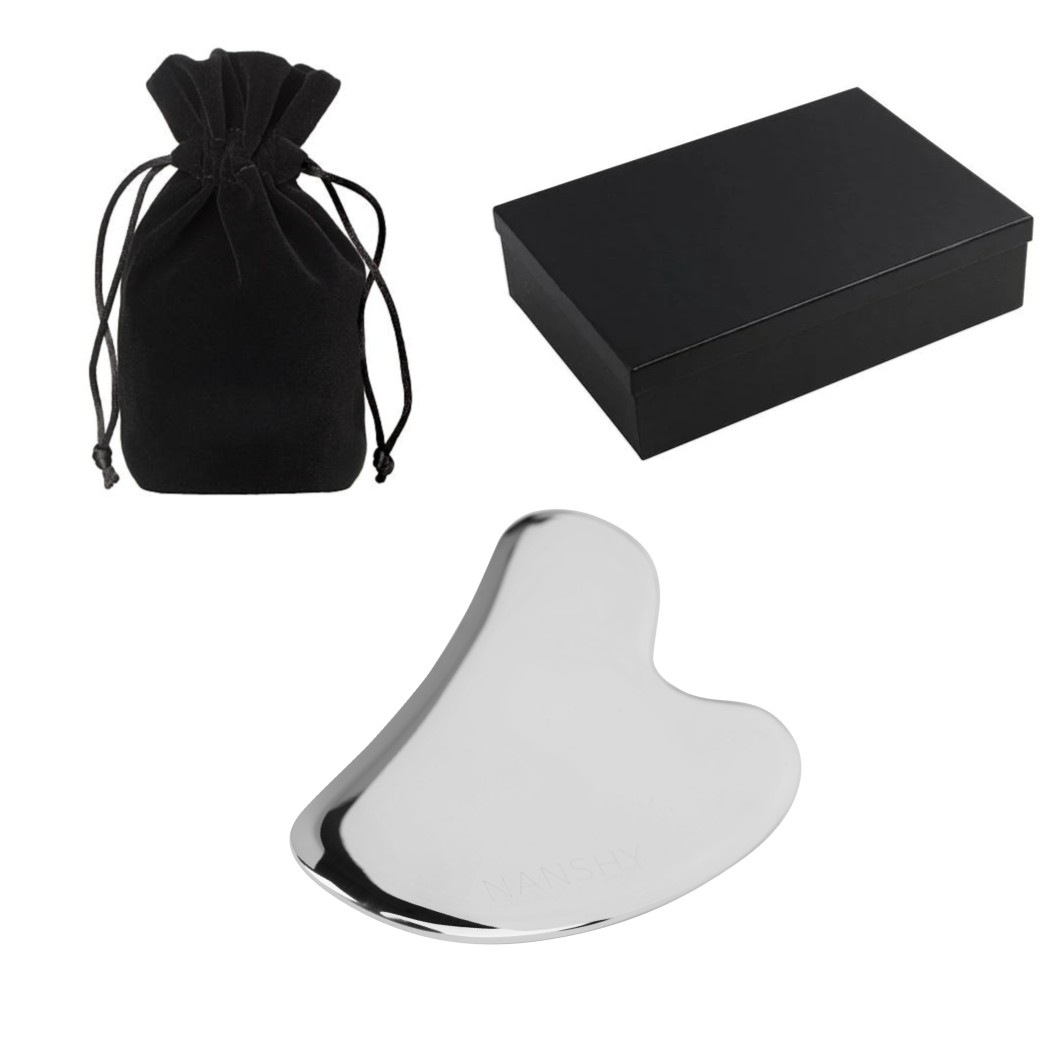 Gua Sha aus rostfreiem Stahl