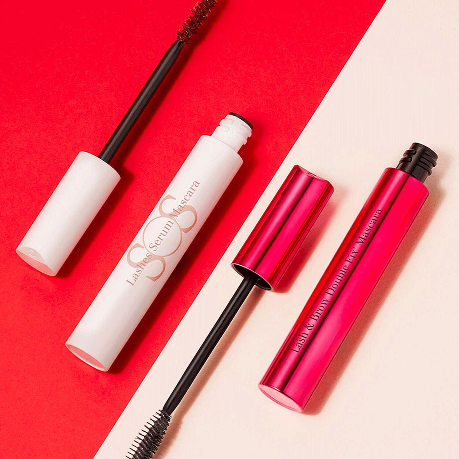 Clarins Lash & Brow Double Fix’ Mascara Top Coat Waterproof Fixateur Longue Tenue