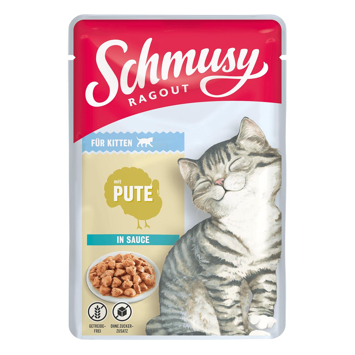 Schmusy Ragout für Kitten mit Pute in Sauce kaufen bei ZooRoyal