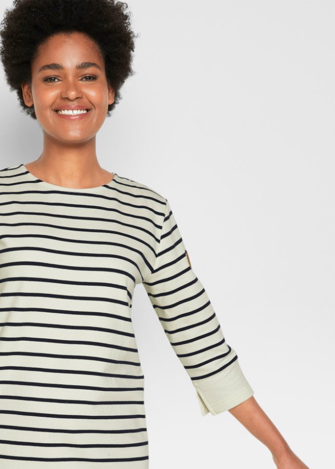 Sweatkleid mit 3/4-Arm