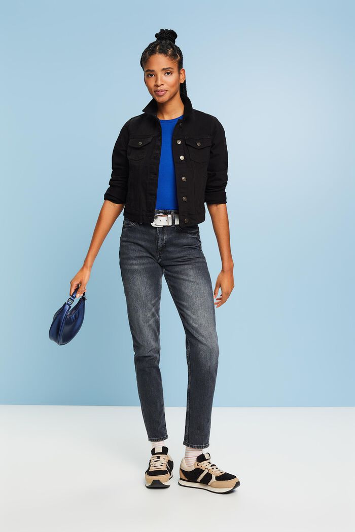 Jeansjacke in schmaler Passform