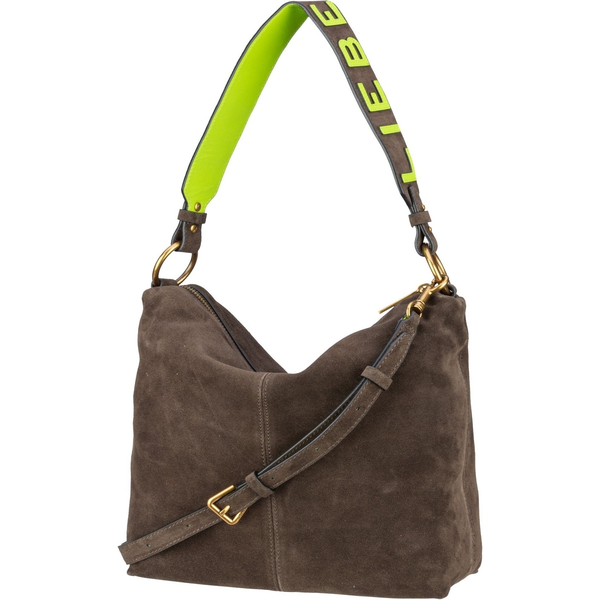 Beuteltasche Aissa Suede Hobo S