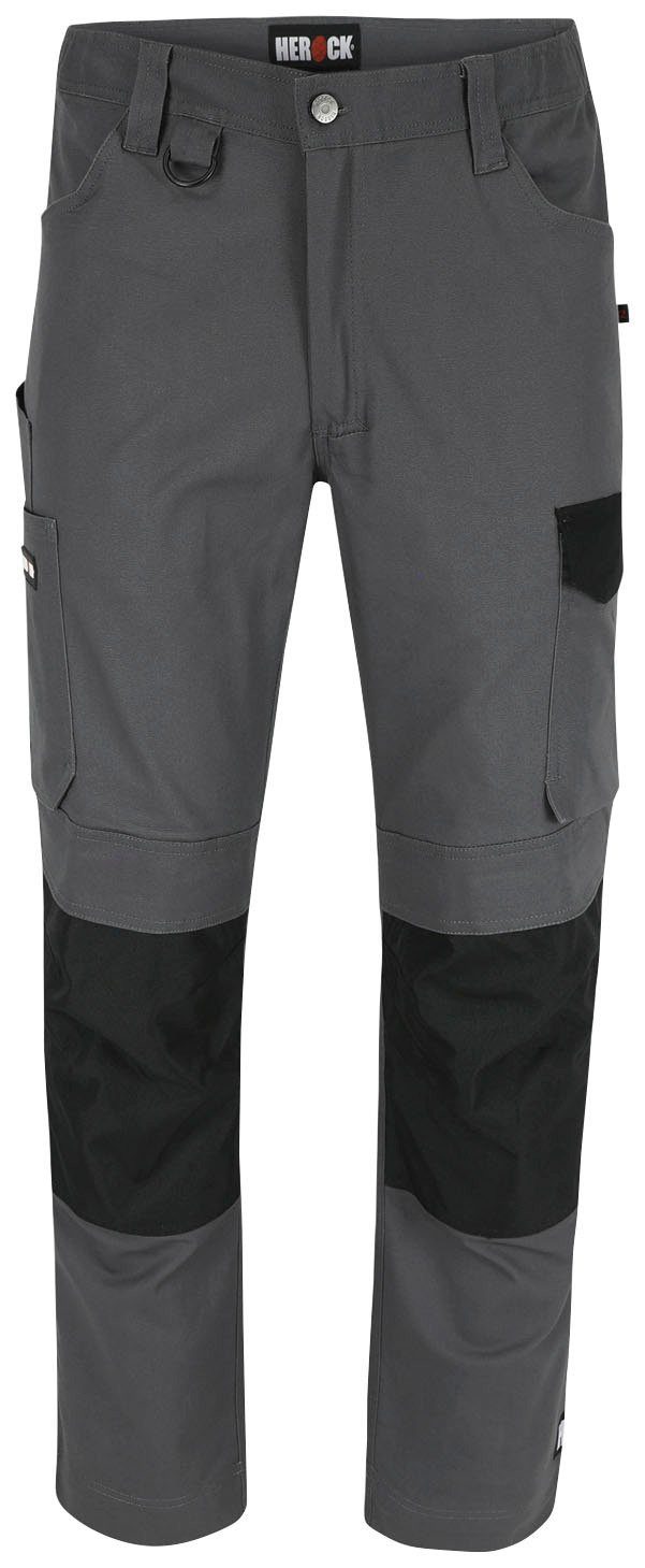 Herock Arbeitshose DERO Slim Fit Passform, Multi-Pocket, 2-Wege-Stretch, wasserabweisend