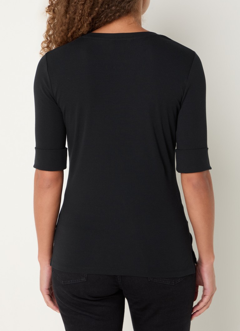 Ralph Lauren  T-shirt met knoopdetail