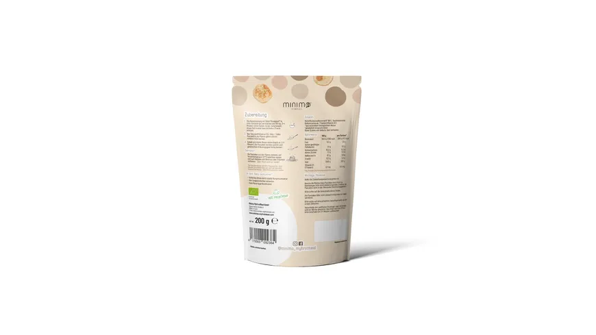 minimo Bio Baby Pancakes Hafer 200 g