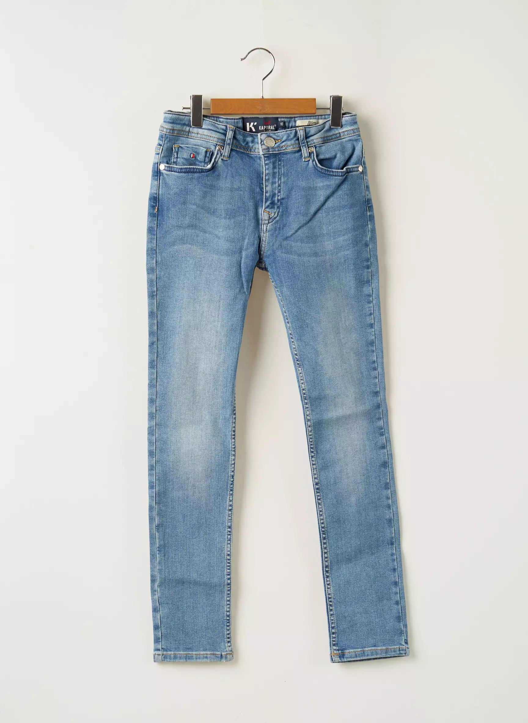 Kaporal Jeans Coupe Slim Garcon couleur bleu