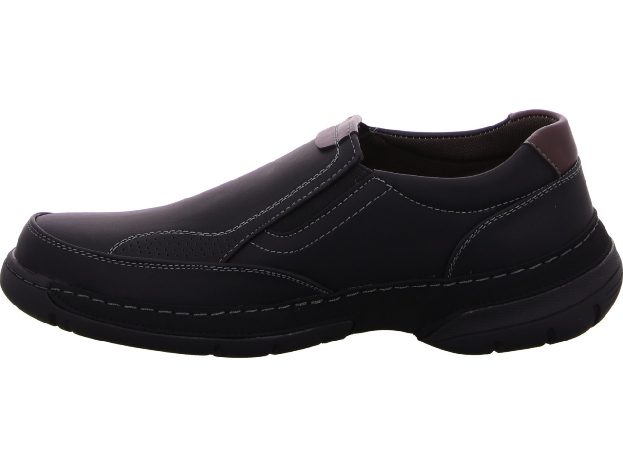 DIVERSE Komfort Slipper schwarz