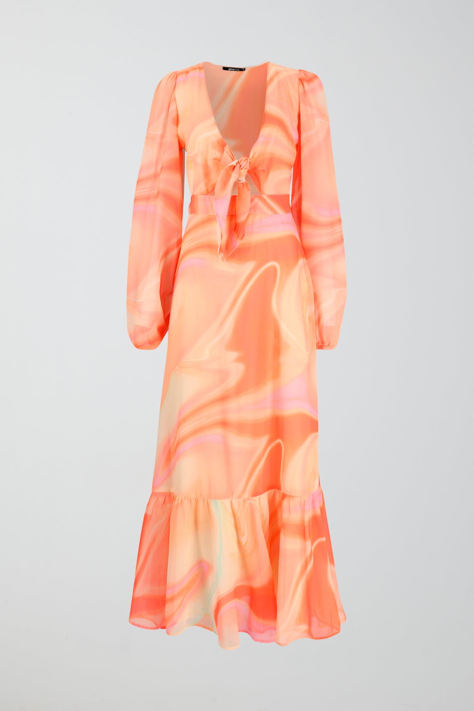 Chiffon party maxi dress
