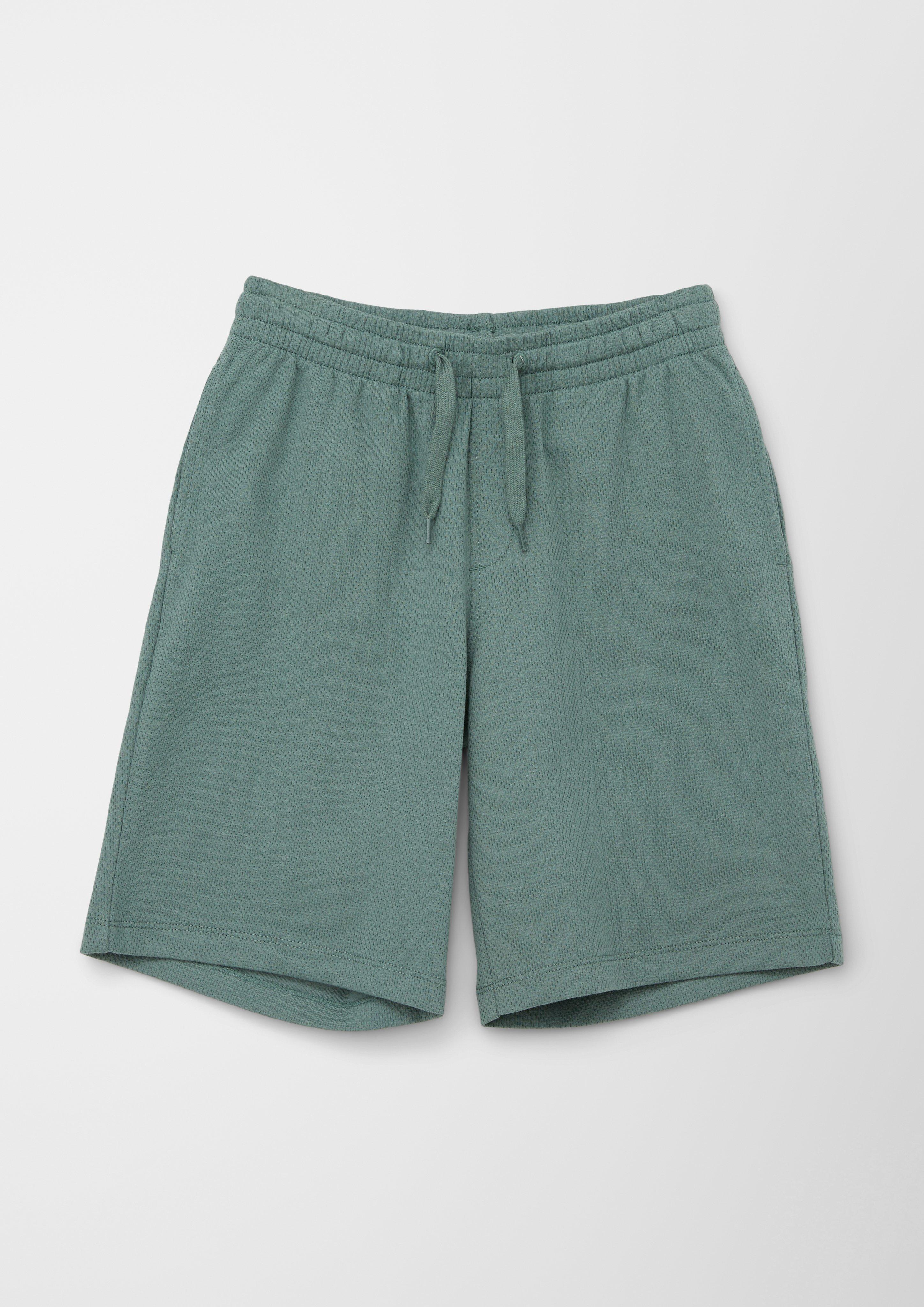 Regular: Short aus Strukturjersey  2128635-6714