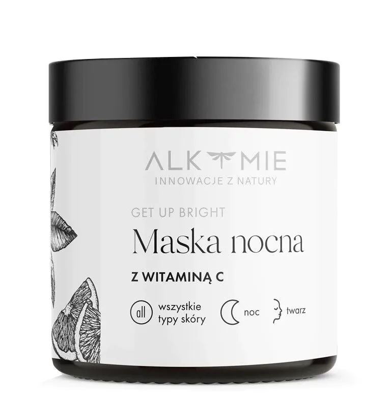 Alkmie Get Up Bright - Μάσκα Νύχτας με Βιταμίνη C 60ml