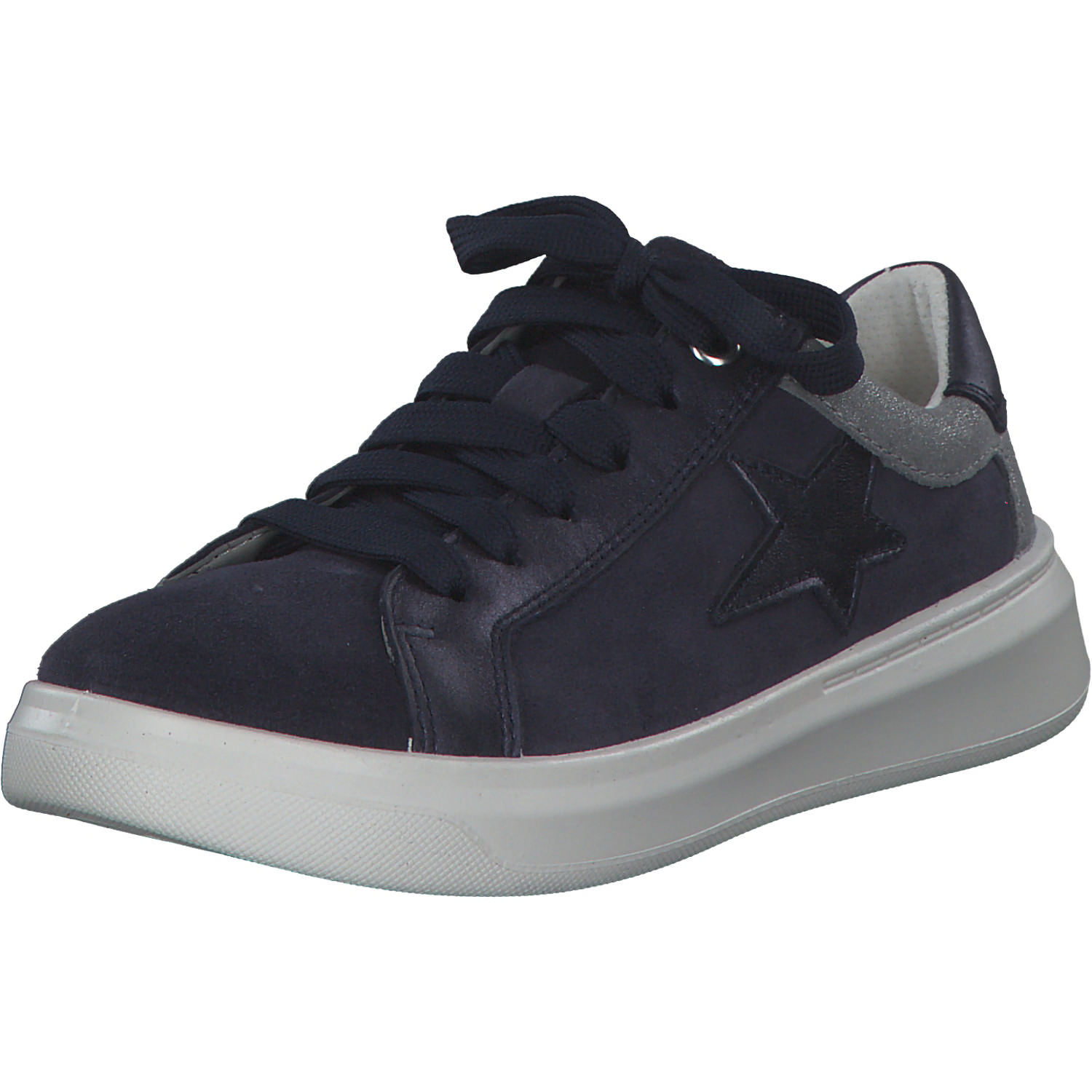 Superfit COSMO 06461, Sneakers Low, Kinder, BLAU/HELLGRAU