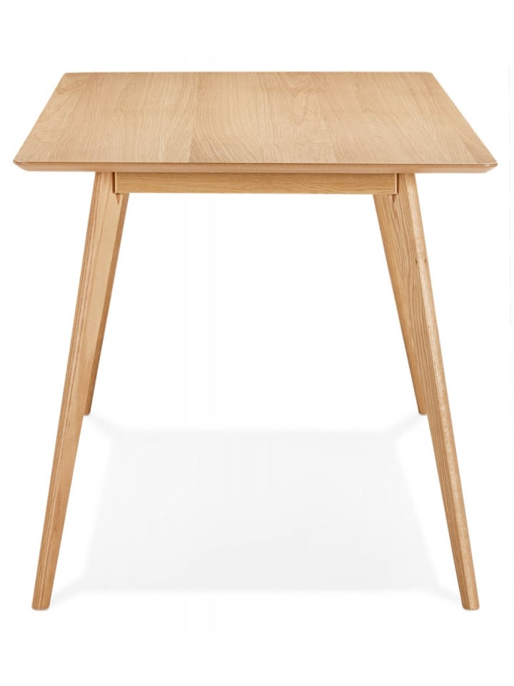 KADIMA DESIGN Esstisch BARISTA mit Eichenfurnier | Nordic Stil in Beige günstig kaufen 180 x 90 x 75 cm
