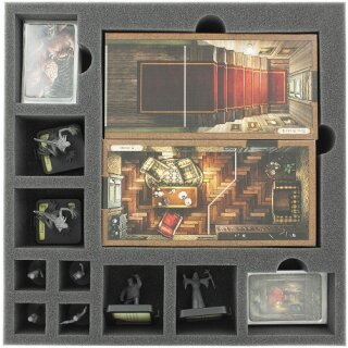 Feldherr Schaumstoff-Set für Villen des Wahnsinns 2. Edition + Erweiterung: Wiederkehrende Albträume, Unterdrückte Erinnerung, Jenseits der Schwellem, Straßen von Arkham