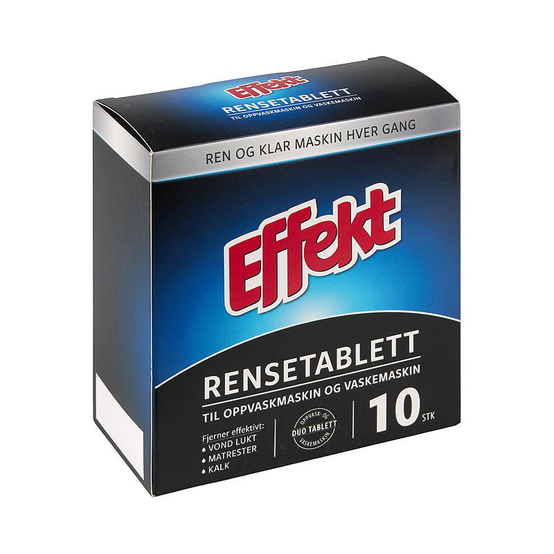 Effekt Rensetablett 10-pk til oppvask- og vaskemaskin