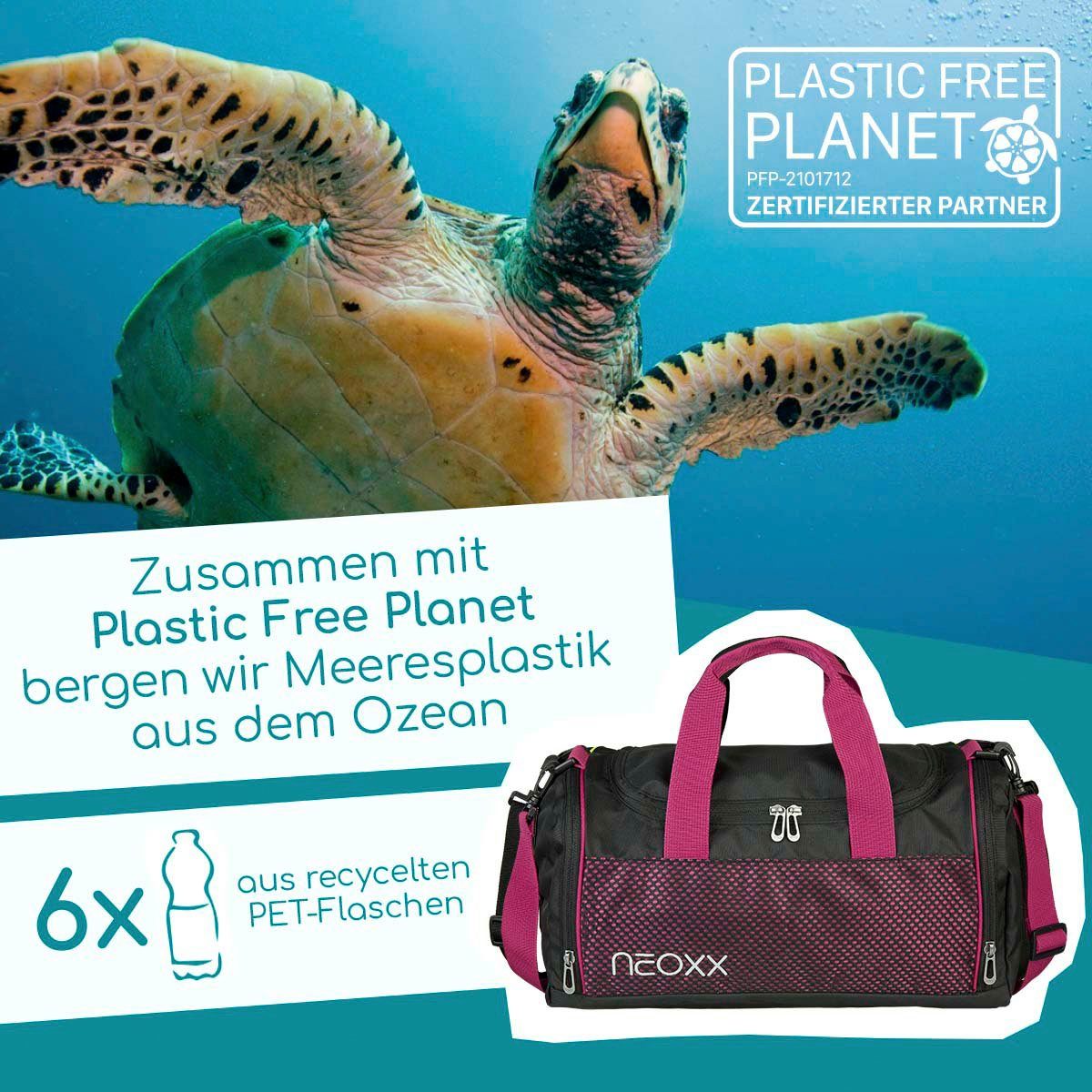 neoxx Sporttasche Champ, Crazy in Mesh, zum Teil aus recyceltem Material