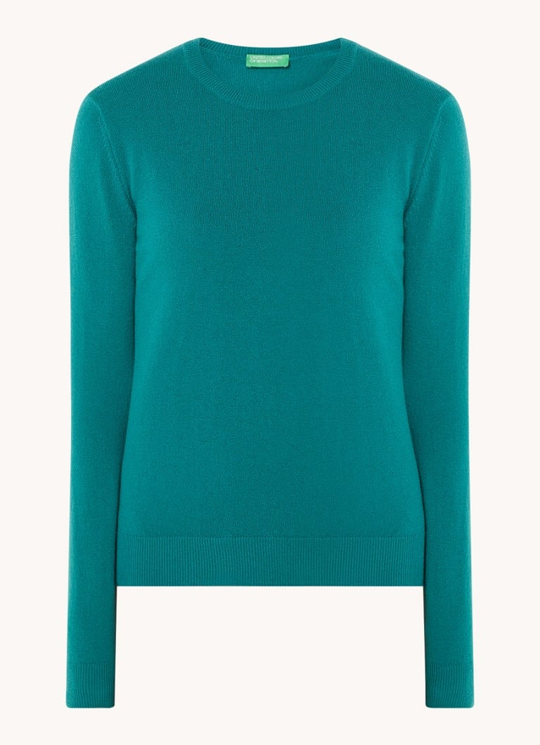 Maglione Benetton in lana merino a maglia fine